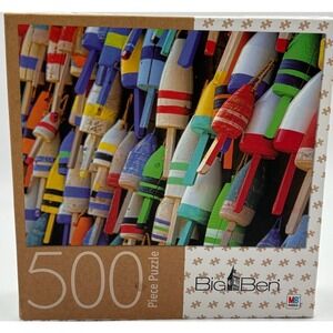 Colorful Buoys 18x24" 500‎ Piece Puzzle by MB Puzzles 2016